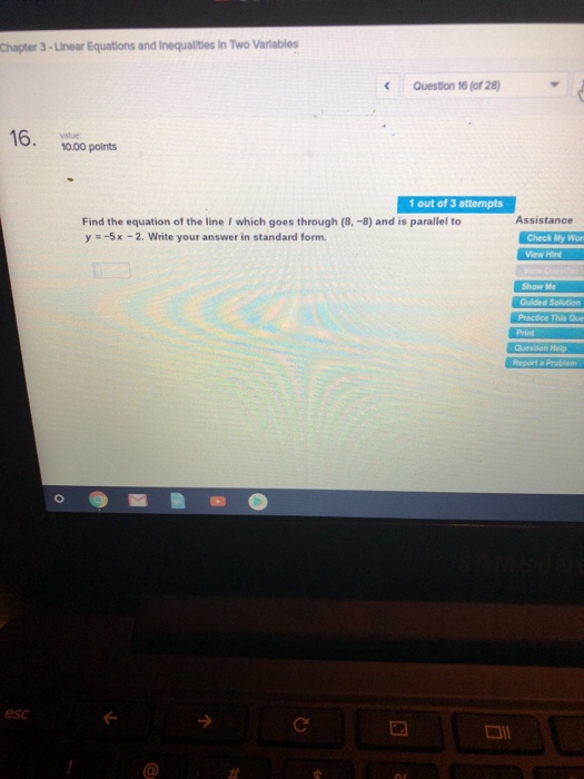 Solved Chapter 3-Linear Equations and Inequalities In Two | Chegg.com