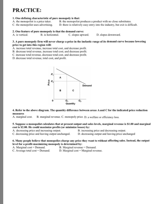 Solved PRACTICE: 1.One defining characteristic of pure | Chegg.com