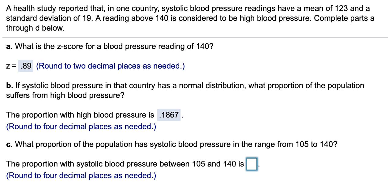 what is considered a normal blood pressure reading