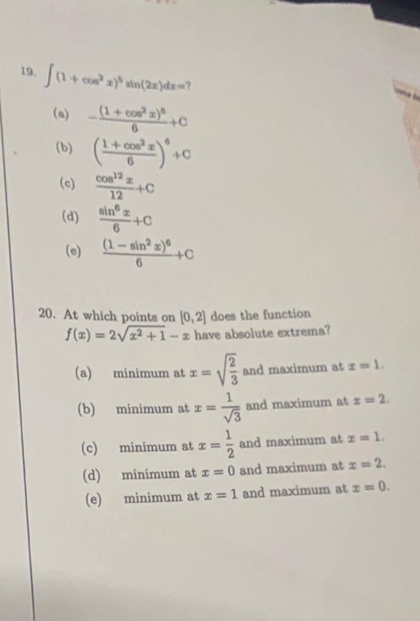 solved-19-x-cos2x-5sin-2x-dx-a-6-1-cos2x-6-c-b-chegg