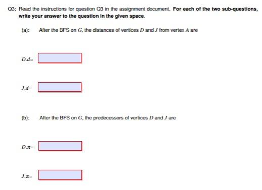 Solved Q3 (8 Points) An Undirected Graph G Is Shown In | Chegg.com