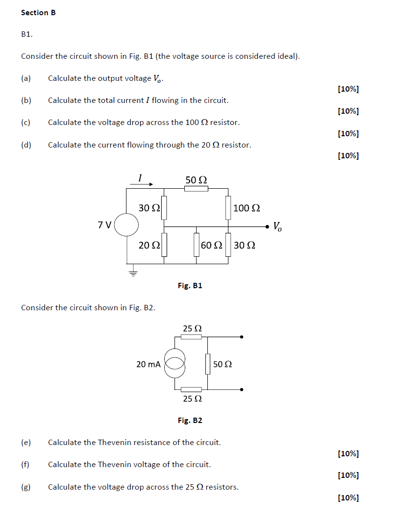 Solved Section BB1.Consider The Circuit Shown In Fig. | Chegg.com