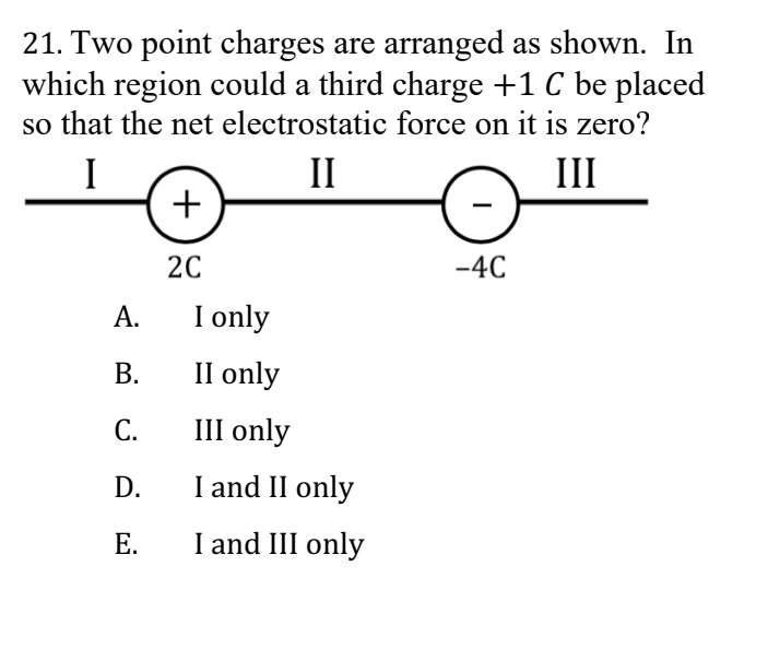 Solved Two Point Charges Are Arranged As Shown. Inwhich | Chegg.com