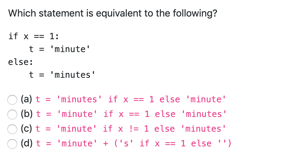 Solved Which statement is equivalent to the following? if x | Chegg.com