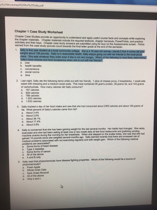 Solved Nutrition Question I Need Help With 1 4 I Think Chegg