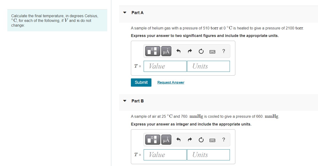 Solved Calculate The Final Temperature, In Degrees Celsius, | Chegg.com