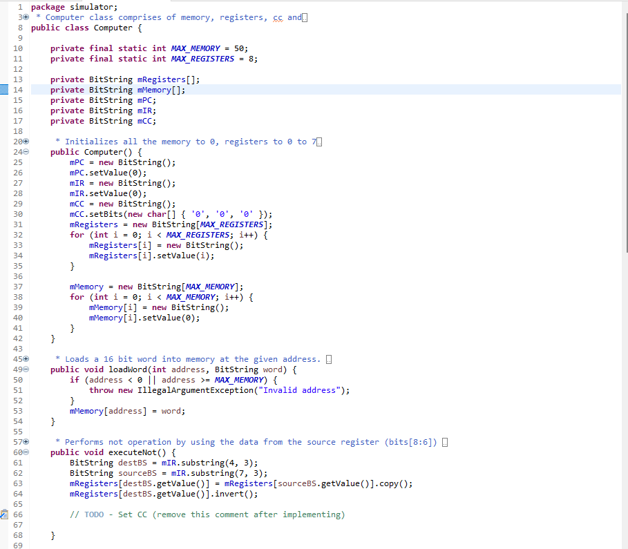 Simulator Instructions: Use the starter code provided | Chegg.com