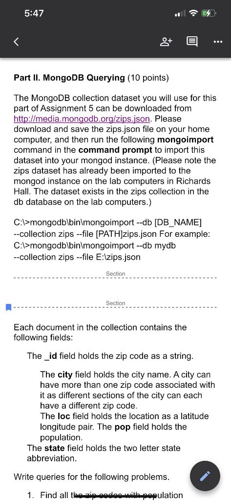 Solved Write queries for the following problems. Find all | Chegg.com