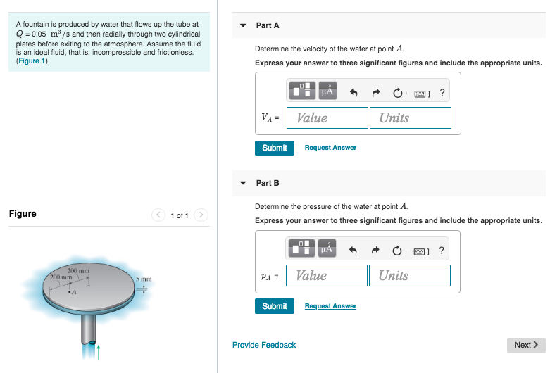 Solved A fountain is produced by water that flows up the | Chegg.com