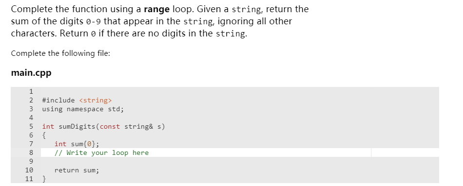 solved-complete-the-countwords-function-using-a-range-loop-chegg