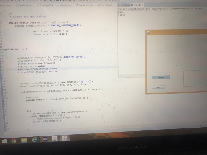 I got a big problem,my program does not work | Chegg.com