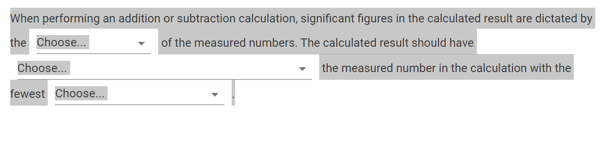 When performing an addition or subtraction | Chegg.com