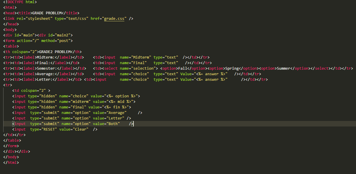 EXPRESS JAVASCRIPT I am getting an error, please | Chegg.com