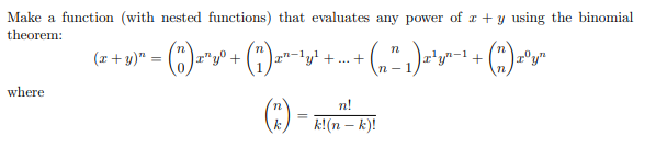 Solved Make a function (with nested functions) that | Chegg.com