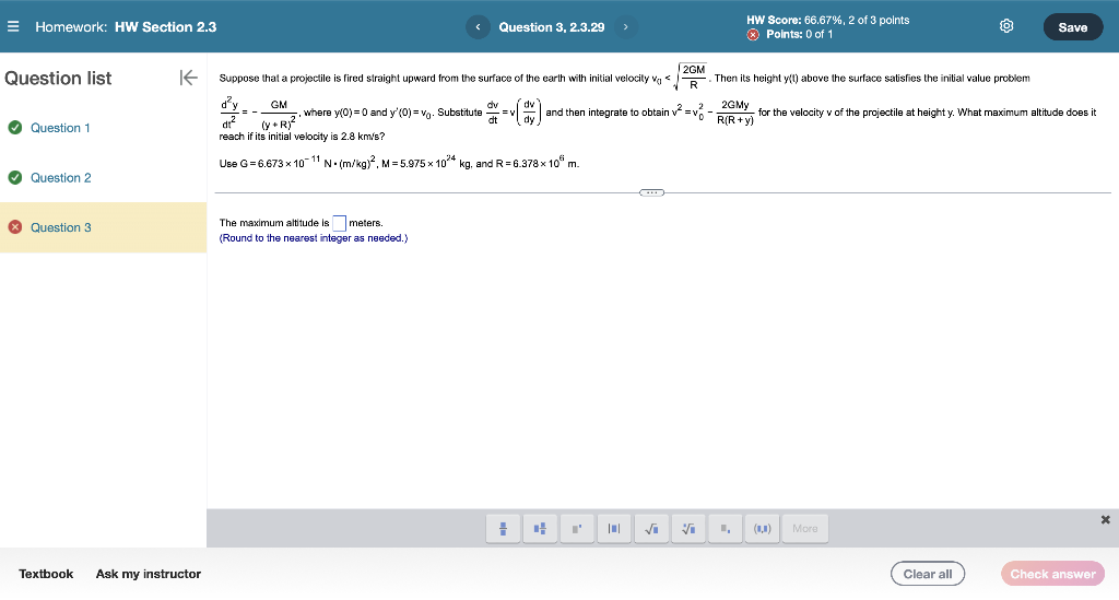 solved-suppose-that-a-projectile-is-fired-straight-upward-chegg