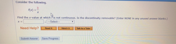 Solved Consider the following. fx)=3 X Find the x-value at | Chegg.com