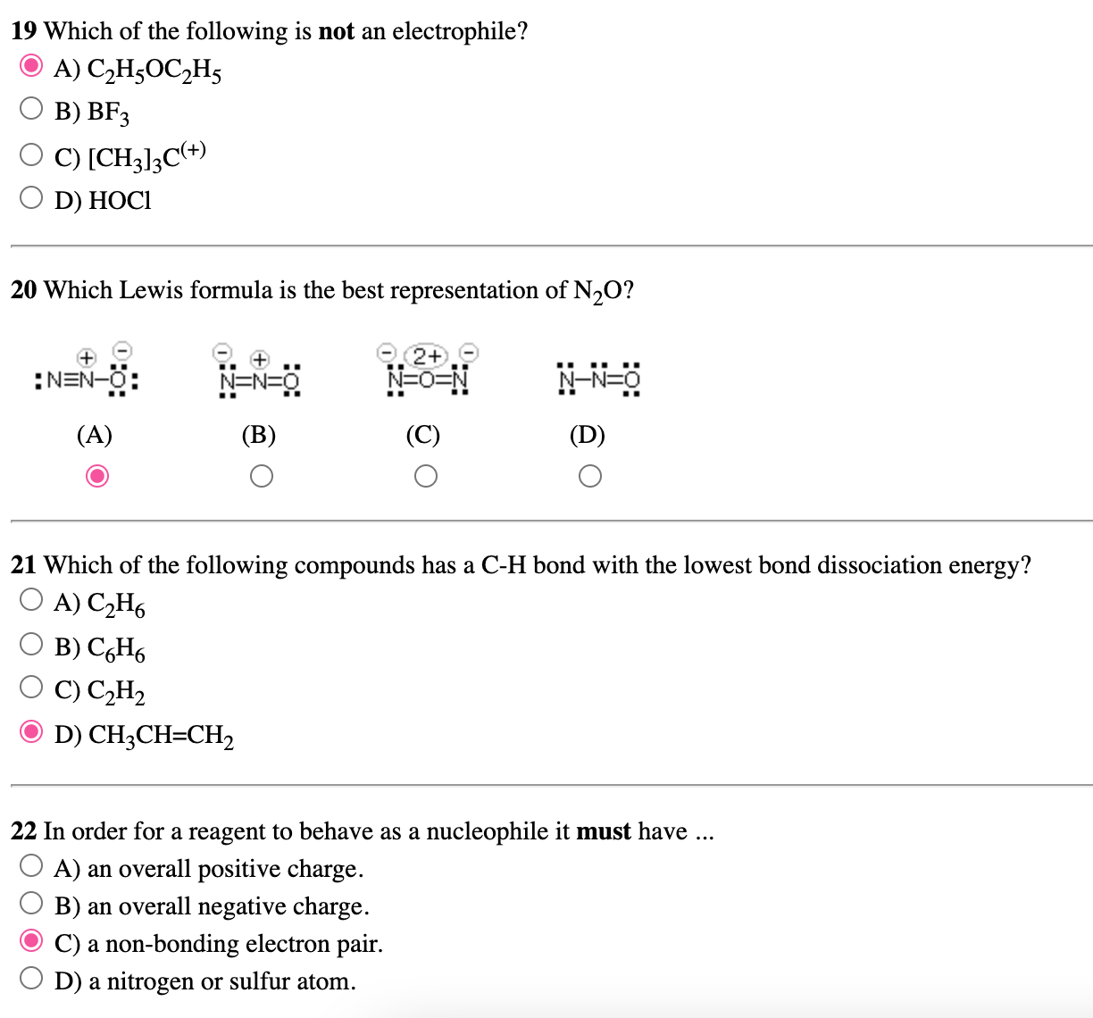 Solved Correct answers are already selected. For each of | Chegg.com