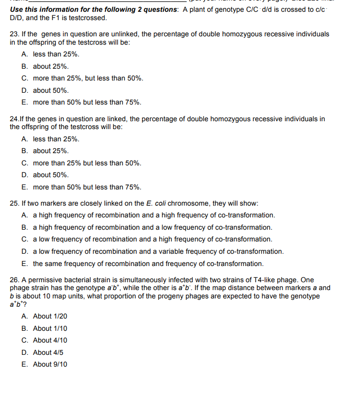Solved Please circle the correct letter for each part and | Chegg.com