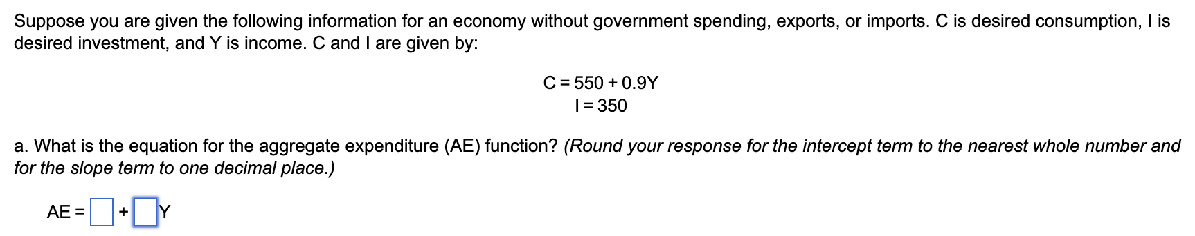 Solved Suppose you are given the following information for | Chegg.com