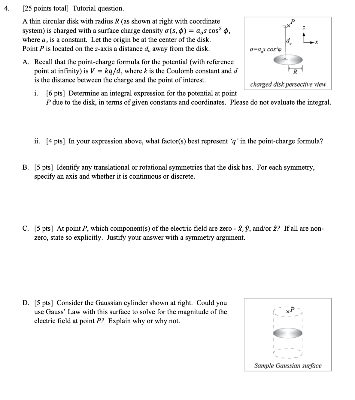 Solved 4 Z X 25 Points Total Tutorial Question A Thin Chegg Com