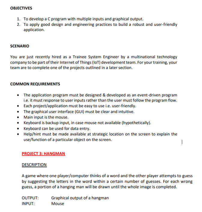 Solved OBJECTIVES 1. To develop a C program with multiple | Chegg.com