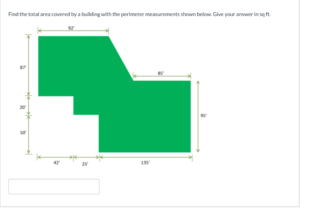 solved-find-the-total-area-covered-by-a-building-with-the-chegg