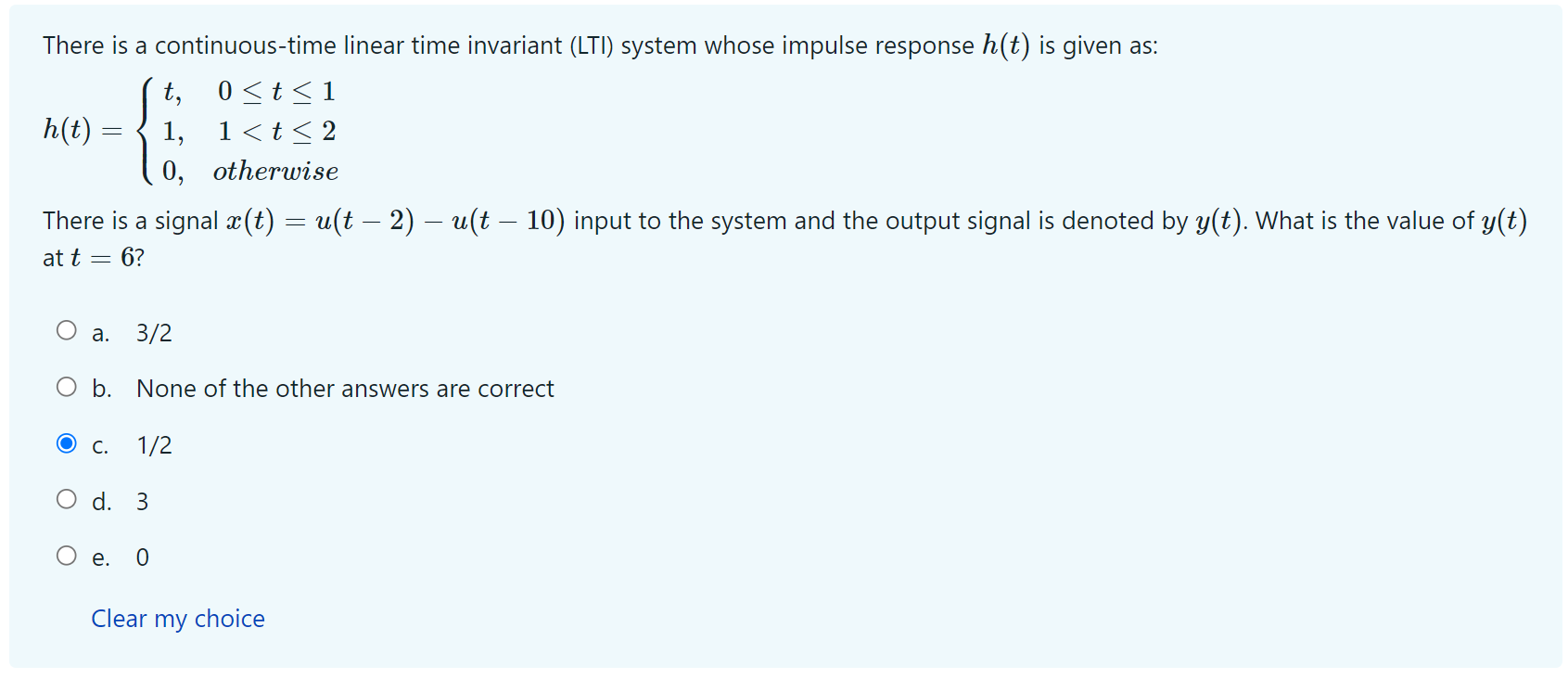 Solved - There is a continuous-time linear time invariant | Chegg.com
