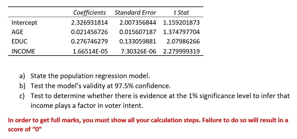 Solved With Voter Turnout During Presidential Elections | Chegg.com