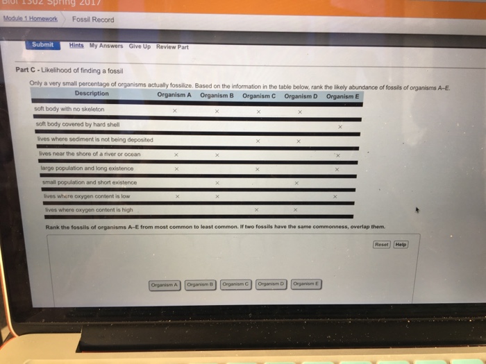 Solved Only a very small percentage of organisms actually