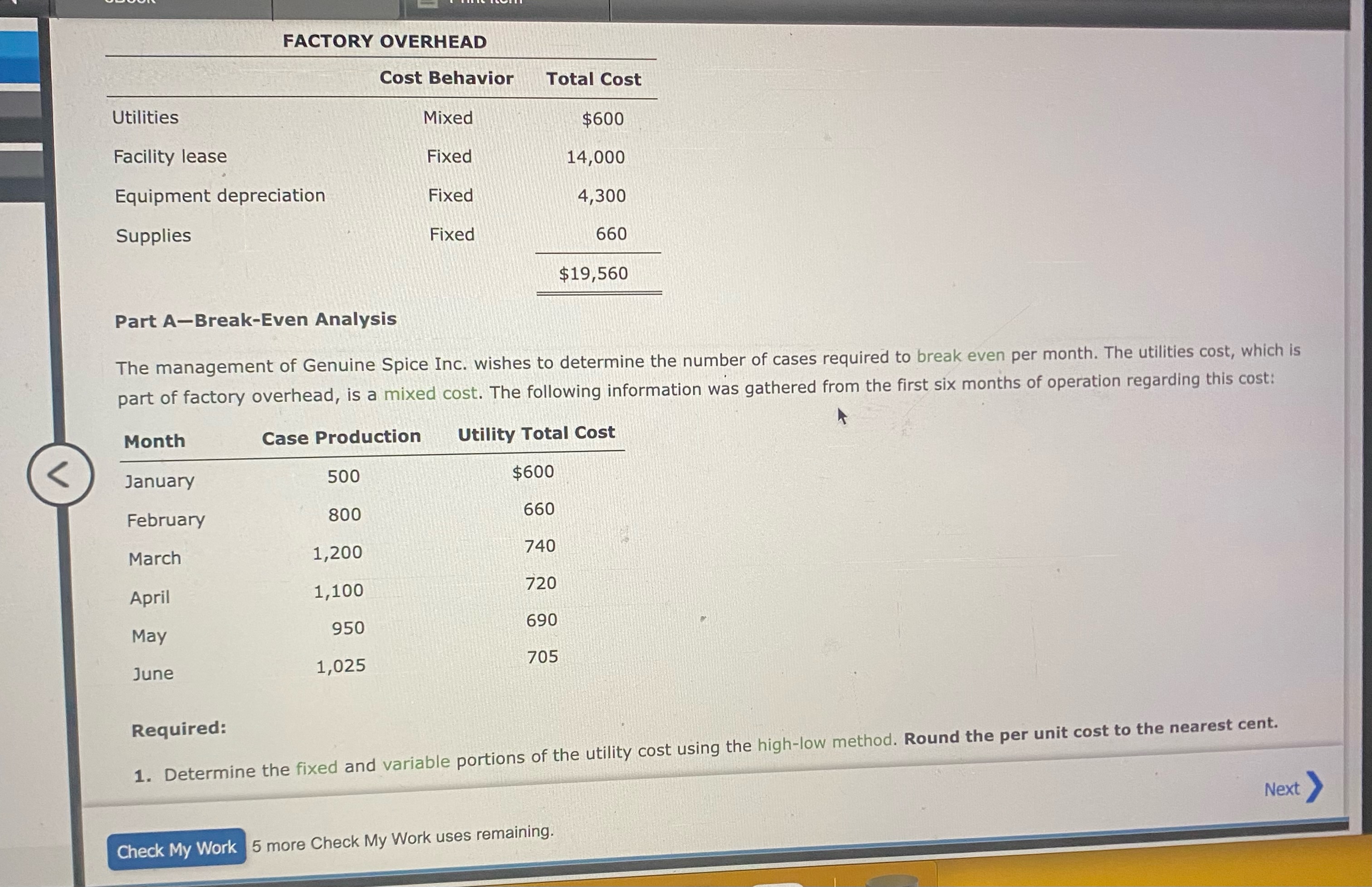 Solved Comprehensive Problem 5 Part A: Note: You Must | Chegg.com