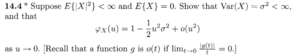 Solved 14.4* Suppose E{∣X∣2}