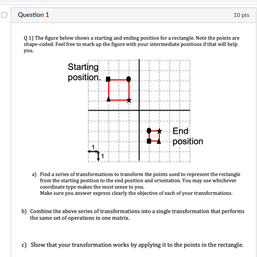 Solved Question 1 10 pts Q1) The figure below shows a | Chegg.com
