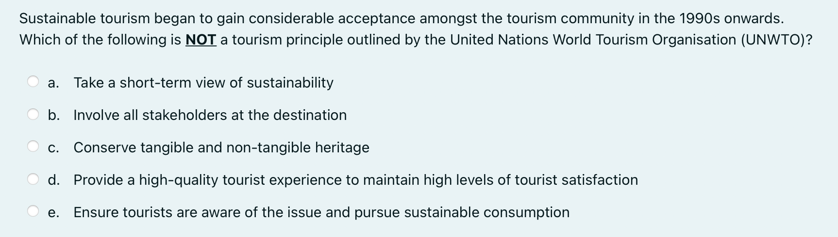 Included Within A Larger Category