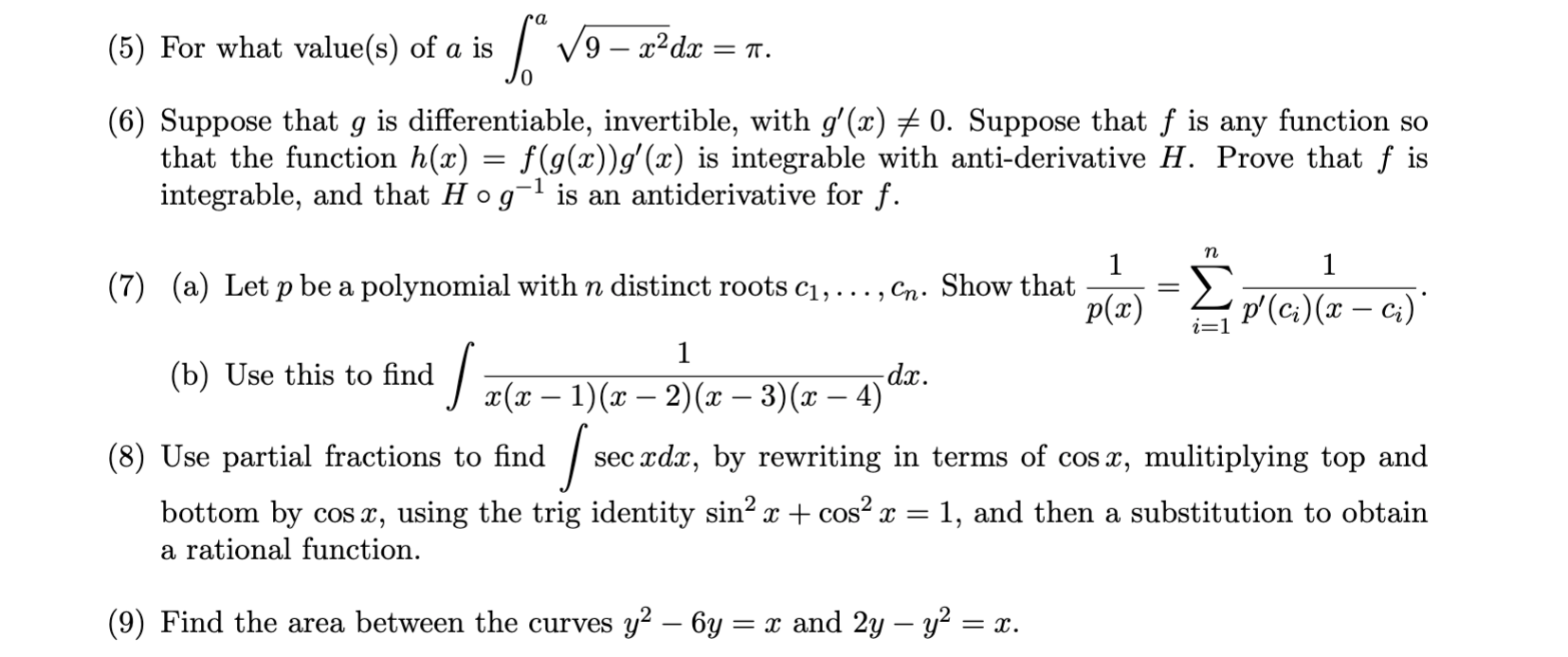 Solved 5 For What Value S Of A Is V9 X Dx 7 Jo Chegg Com