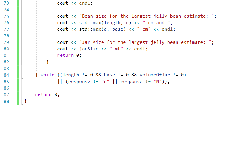 Program Jelly Bean Stats - Information and | Chegg.com