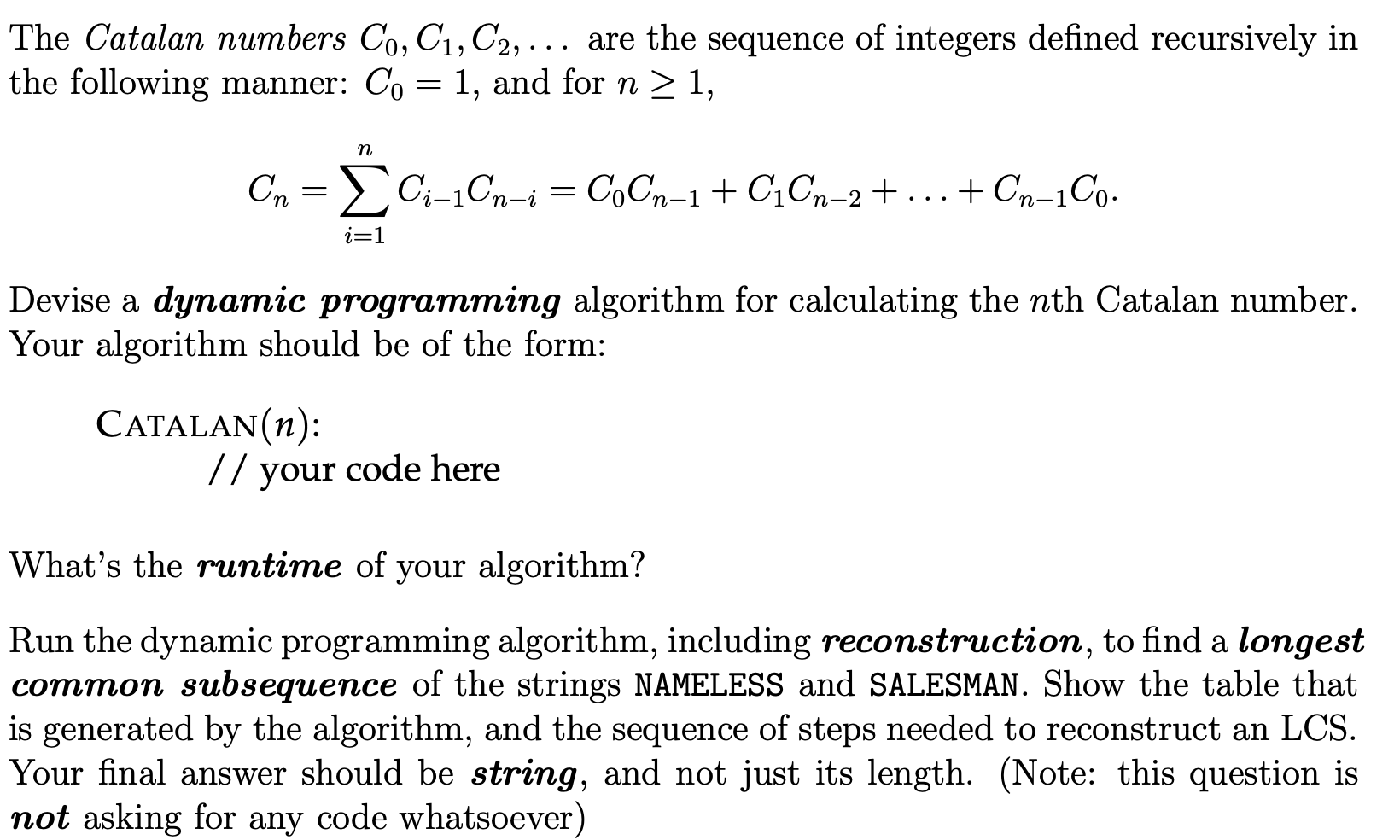 Solved This exercise is in two parts. | Chegg.com