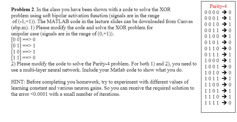 Problem 2. In the class you have been shown with a | Chegg.com
