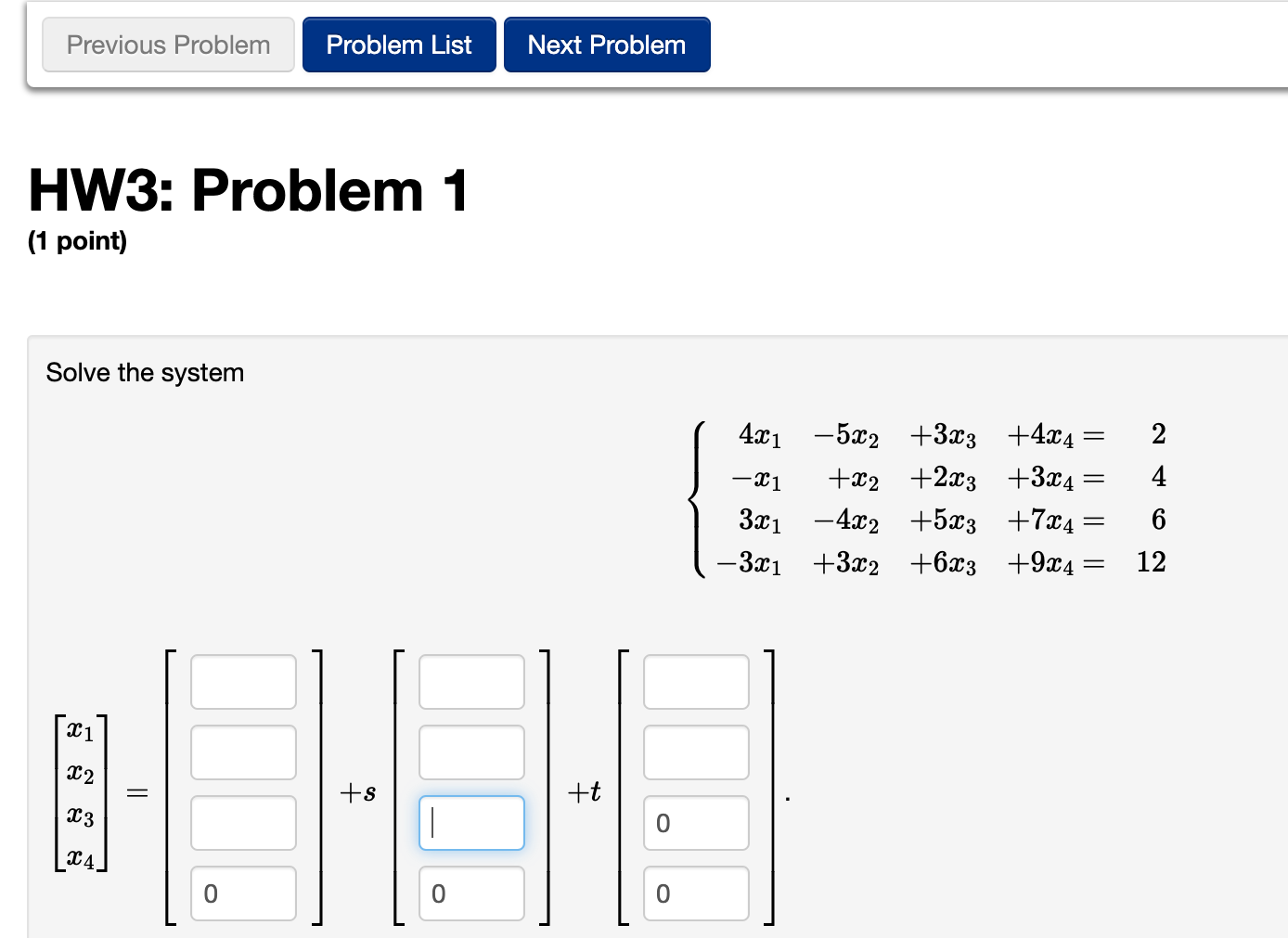 Solved Previous Problem Problem List Next Problem HW3: | Chegg.com
