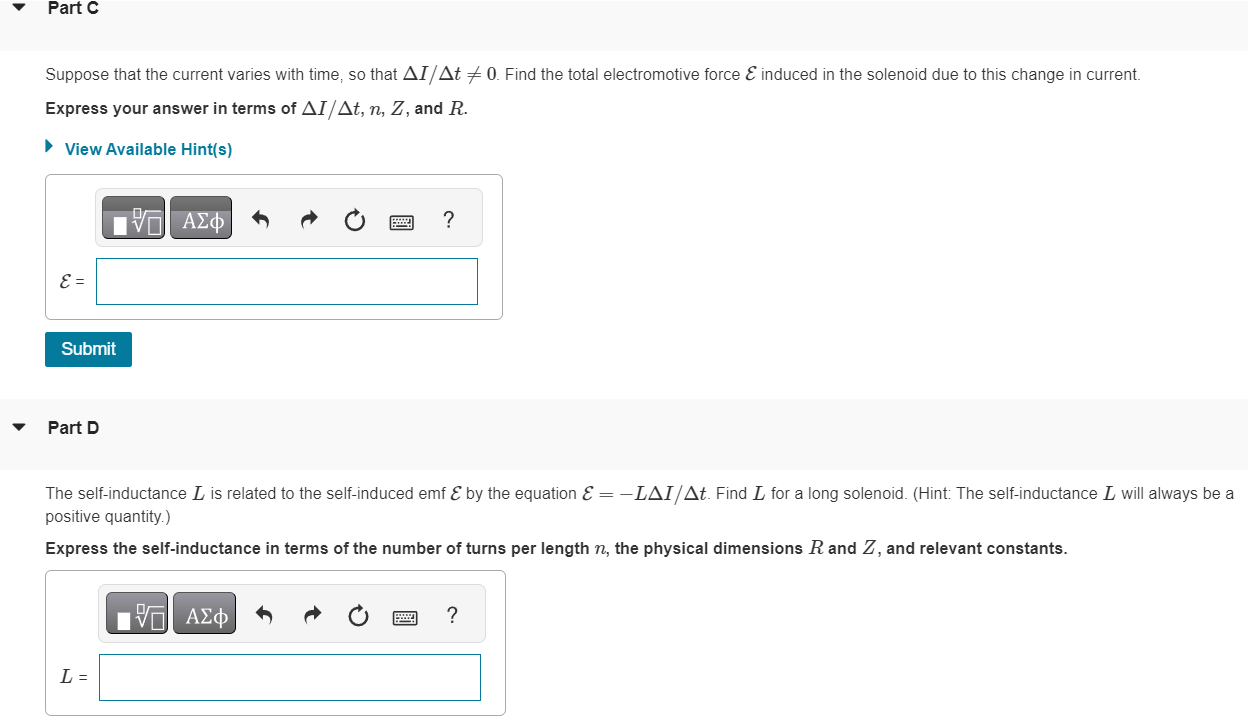 Solved FigureWithin the solenoid, but far from its ends, | Chegg.com