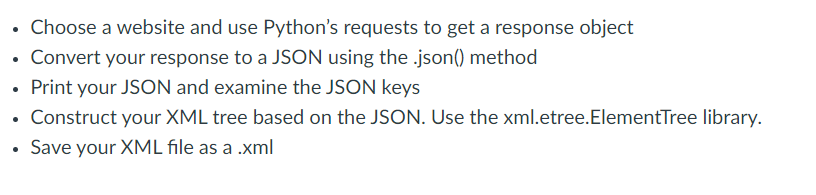 Solved - Choose a website and use Python's requests to get a | Chegg.com