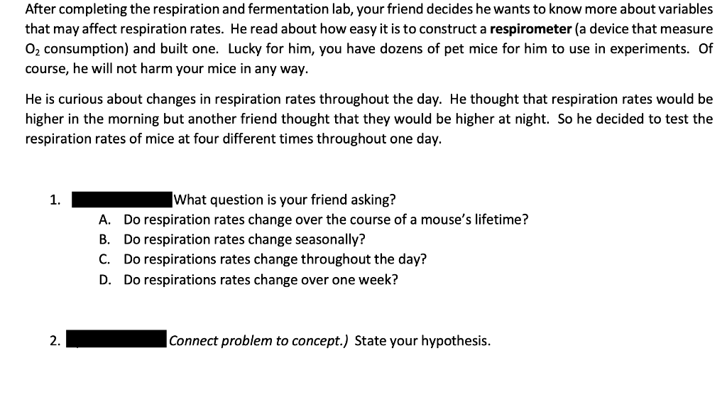 After completing the respiration and fermentation