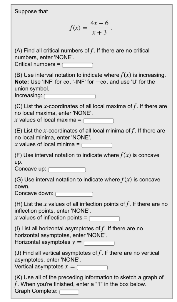 Solved Suppose That F x A Find All Critical Numbers Chegg