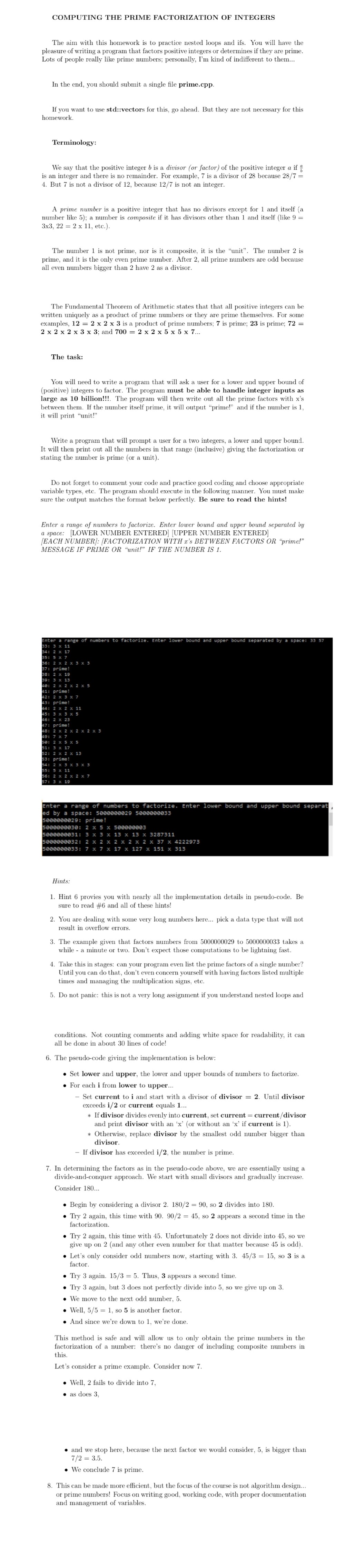 computing-the-prime-factorization-of-integers-the-aim-chegg