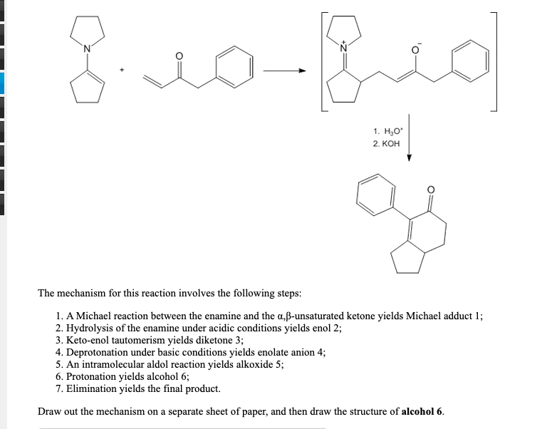 Solved The Mechanism For This Reaction Involves The | Chegg.com