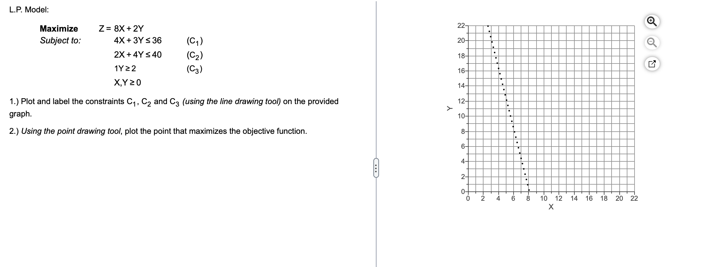 Solved 1.) Plot And Label The Constraints C1,C2 And C3 | Chegg.com