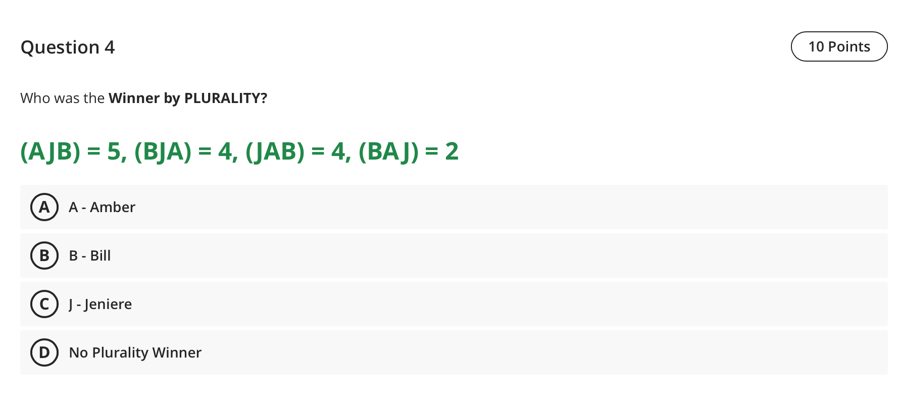 Solved The Mathematics For All Club Is Having An Election | Chegg.com