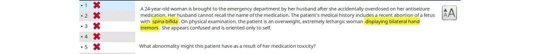 Solved .1 A 24-year-old woman is brought to the emergency | Chegg.com