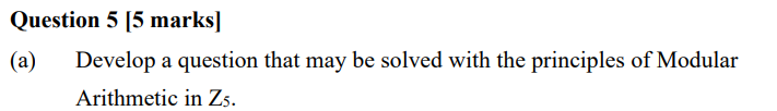 Solved Question 5 [5 ﻿marks] ﻿Construct the Addition and | Chegg.com