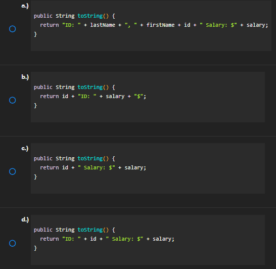 Solved In the CompanyEmployee class that was created in the | Chegg.com