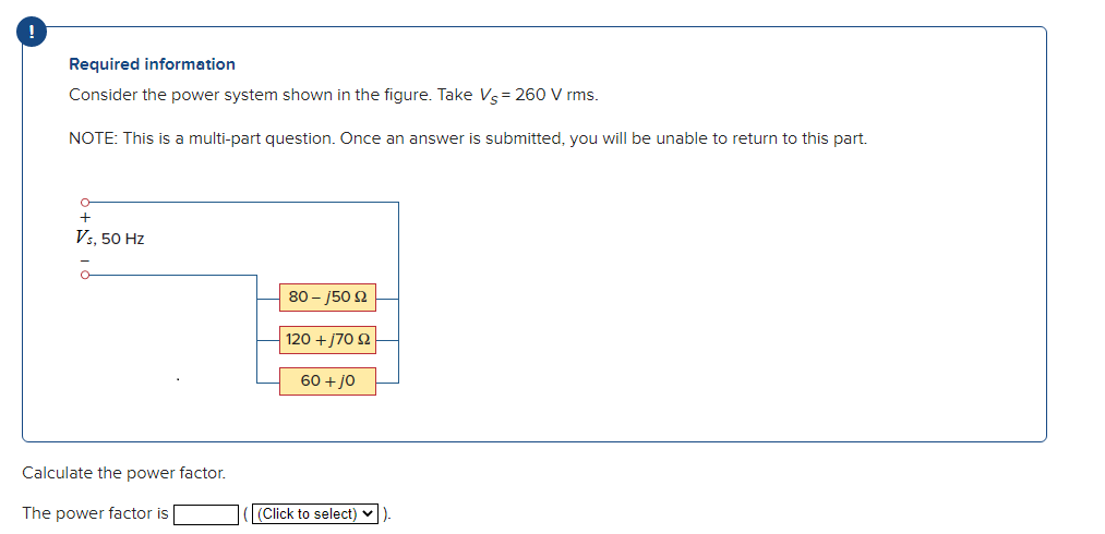 Solved Required information Consider the power system shown | Chegg.com